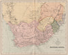 'Southern Africa'. Zululand 'New Republic' Orange River Free State 1890 map