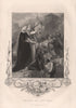 Walling of New Ross. Ireland. Wexford. TALLIS 1853 old antique print picture