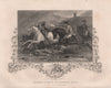 Father Clinch at Vinegar Hill. 1798 Irish Rebellion. Wexford Ireland.TALLIS 1853
