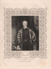 William Pitt. Prime Minister. TALLIS 1853 old antique vintage print picture