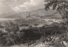 CANNES. Alpes-Maritimes 1844 old antique vintage print picture