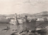 MARSEILLE. Bouches-du-Rhône 1844 old antique vintage print picture