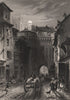 RENNES. Porte Mordelaise. Ille-et-Vilaine 1844 old antique print picture