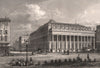 BORDEAUX. Le Grand Théatre. Gironde 1844 old antique vintage print picture