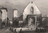 SAINT SÉVER. Calvados 1844 old antique vintage print picture