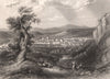 VIENNE EN DAUPHINÉ. Isère 1844 old antique vintage print picture