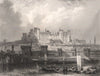 AVIGNON. Château Des Papes. Vaucluse 1844 old antique vintage print picture
