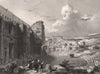 ORANGE. Théatre. Vaucluse 1844 old antique vintage print picture