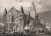 NOTRE-DAME DE POITIERS. Vienne 1844 old antique vintage print picture