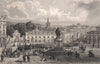 NANCY. Meurthe-et-Moselle 1844 old antique vintage print picture