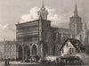 DIJON. Église Notre-Dame. Côte-D'Or 1844 old antique vintage print picture