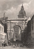 BESANÇON. Arc de Triomphe Romain. Doubs 1844 old antique vintage print picture
