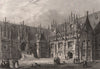 ROUEN. Palais de Justice. Seine-Maritime 1844 old antique print picture