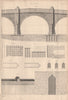 Bridges II 1880 old antique vintage print picture