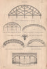 BRIDGES. Coldstream Canon Neuilly Waterloo London 1880 antique print