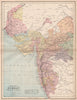 BRITISH INDIA. 'Bombay Presidency'. Scinde Gujerat Railways 1878 old map