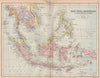 EAST INDIES & INDOCHINA. Aceh Sulu Brunei Sultanates.Malacca Singapore 1878 map