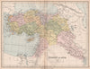 Turkey in Asia'. Levant Syria Cyprus Mesopotamia Railways.BARTHOLOMEW 1878 map
