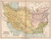 SOUTH WEST ASIA. 'Persia, Afghanistan & Beloochistan'. Iran 1878 old map