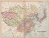 EAST ASIA. 'Chinese Empire & Japan'. China Korea Formosa. BARTHOLOMEW 1878 map
