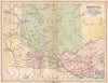 MANITOBA as the Postage stamp province. Keewatin Ontario NW Territory 1878 map