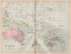 OCEANIA. Many phantom 'Supposed Islands'. Maria-Laxar Passion Baldago 1878 map