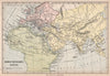 ANCIENT WORLD. 'Orbis Veteribus Notus'. BARTHOLOMEW 1878 old antique map chart