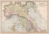 ROMAN ITALY NORTH. 'Italia (Septentrionalis)'. Gallia Cisalpina &c 1878 map