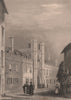 CHRIST'S COLLEGE, Cambridge. LE KEUX 1841 old antique vintage print picture