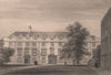 The Second Court, CHRIST'S COLLEGE, Cambridge. LE KEUX 1841 old antique print