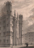 New Buildings, ST. JOHN'S COLLEGE, within the Cloisters, Cambridge. LE KEUX 1841