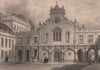 PETERHOUSE, Cambridge. Showing the Chapel. St Peter's College. LE KEUX 1841