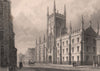 CAMBRIDGE.The University or Pitt Press. LE KEUX 1841 old antique print picture