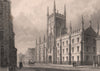 CAMBRIDGE.The University or Pitt Press. LE KEUX 1841 old antique print picture
