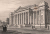 The new FITZWILLIAM MUSEUM, Cambridge. LE KEUX 1841 old antique print picture