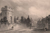 CAMBRIDGE. The Castle. LE KEUX 1841 old antique vintage print picture