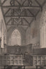 CAMBRIDGE. Little St. Marys Church. LE KEUX 1841 old antique print picture