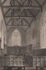 CAMBRIDGE. Little St. Marys Church. LE KEUX 1841 old antique print picture