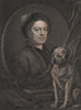 'William Hogarth '.  1833 old antique vintage print picture