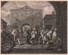 'Gate of Calais; “O the roast beef of old England”'. After William HOGARTH 1833