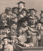 'The Lecture'. After William HOGARTH 1833 old antique vintage print picture