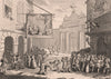 'Masquerades and Operas, Burlington gate'. After William HOGARTH 1833 print