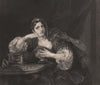 'Sigismonda, with the heart of her husband'. After William HOGARTH 1833 print