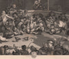 'The Cock Pit'. After William HOGARTH 1833 old antique vintage print picture