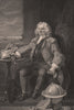 'Captain Thomas Coram, founder of the Foundling Hospital'. HOGARTH 1833 print