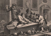 INDUSTRY & IDLENESS. Idle 'prentice at play in the Church yard. HOGARTH 1833