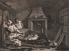 INDUSTRY & IDLENESS. The idle 'prentice with a prostitute. HOGARTH 1833 print