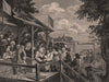 THE ELECTION. 'The Polling'. Plate 3. After William HOGARTH 1833 old print