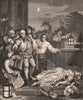 THE FOUR STAGES OF CRUELTY. 'Cruelty in perfection'. 3rd stage. HOGARTH 1833