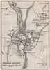 WILDBAD/BAD GASTEIN town plan stadtplan. Austria Österreich. SMALL 1896 map